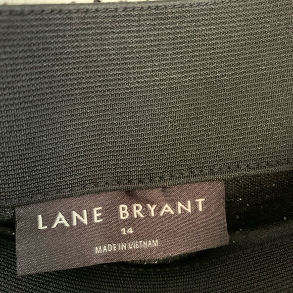 Lane Bryant Black and Silver Tweed Skirt - Picture 3 of 5